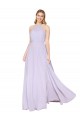 Sleeveless Halter Neck A-Line Soft Chiffon Formal Evening Gown / Prom Dress / Bridesmaid Dress Worcester