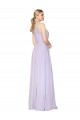 Sleeveless Halter Neck A-Line Soft Chiffon Formal Evening Gown / Prom Dress / Bridesmaid Dress Worcester