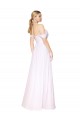 Sleeveless Off the Shoulder A-Line Soft Chiffon Formal Evening Gown / Prom Dress / Bridesmaid Dress Worcester
