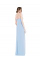 Light Sky Blue Sleeveless Sweetheart A-Line Soft Chiffon Evening Dresses Worcester