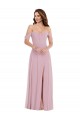 Sleeveless Sweetheart A-Line Soft Chiffon Black Tie Evening Gown / Bridesmaid Dress Worcester