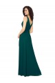 V-Back Sleeveless V-Neck A-Line Chiffon Evening Gowns / Bridesmaid Dresses Worcester