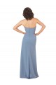 Burgundy Sleeveless Strapless Sheath Soft Chiffon Bridesmaid Dress Worcester