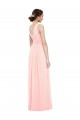 Sleeveless V-Neck A-Line Luxe Chiffon Bridesmaid Dress Worcester