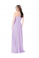 Saffron Sleeveless V-Neck A-Line Soft Chiffon Formal Dress / Bridesmaid Dress Worcester
