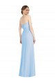 Low Back Sleeveless Strapless Trumpet Soft Chiffon Black Tie Evening Gown / Bridesmaid Dress Worcester