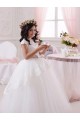 Ivory Sleeveless Sweetheart Ball Gown Tulle & Lace Flower Girl Dresses Worcester