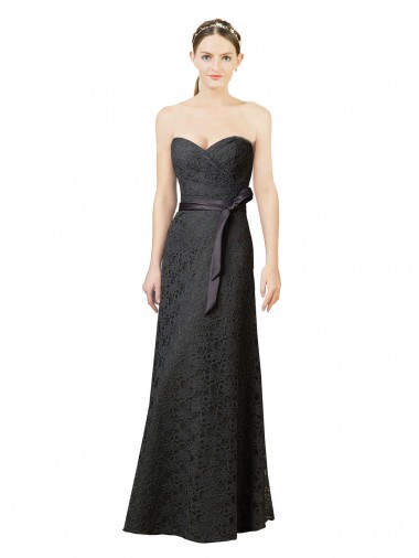 Sleeveless Sweetheart Sheath Lace Bridesmaid Dress Worcester