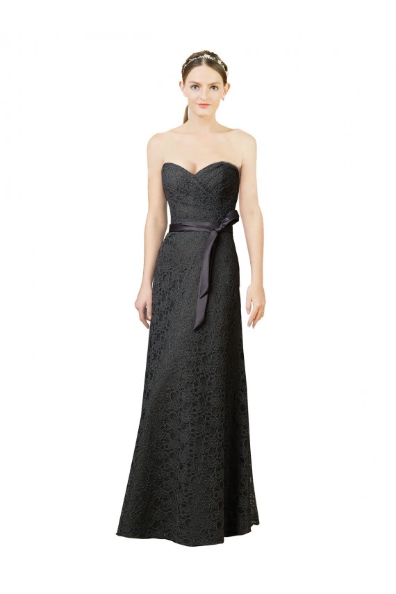 Sleeveless Sweetheart Sheath Lace Bridesmaid Dress Worcester