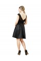 V-Back Sleeveless Illusion Neck A-Line Satin & Lace Bridesmaid Dress Worcester