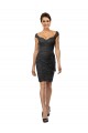 Sleeveless Off the Shoulder A-Line Soft Chiffon & Lace Bridesmaid Dress Worcester