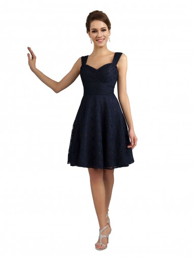 Sleeveless Sweetheart A-Line Lace Bridesmaid Dresses Worcester