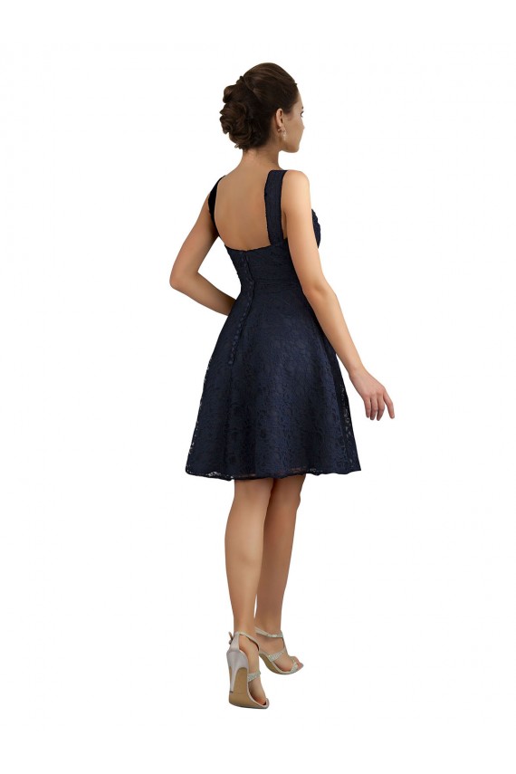 Sleeveless Sweetheart A-Line Lace Bridesmaid Dresses Worcester