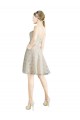 Ivory,Champagne Sleeveless Sweetheart A-Line Lace Bridesmaid Dress Worcester