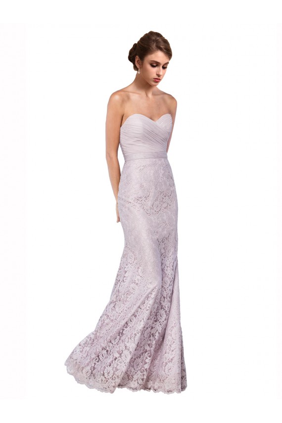 Sleeveless Sweetheart Mermaid Lace Bridesmaid Dress / Evening Dress Worcester