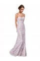 Sleeveless Sweetheart Mermaid Lace Bridesmaid Dress / Evening Dress Worcester