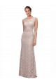 Sleeveless Illusion Neck Mermaid Lace Prom Dress / Bridesmaid Dress Worcester