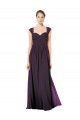 Keyhole Back Sleeveless Sweetheart A-Line Soft Chiffon & Lace Formal Dress / Bridesmaid Dress Worcester