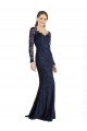 Keyhole Back Long Sleeves Sweetheart Mermaid Lace Prom Dress / Bridesmaid Dress Worcester