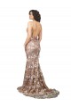 Open Back Sleeveless V-Neck Mermaid Lace Wedding Dress Worcester