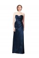 Sleeveless Sweetheart A-Line Satin Bridesmaid Dress Worcester