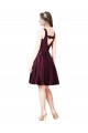 V-Back Sleeveless Bateau Neck A-Line Satin Prom Dress / Bridesmaid Dress Worcester