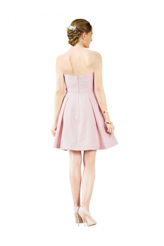 Sleeveless Sweetheart A-Line Satin Evening Gown / Bridesmaid Dress Worcester