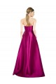 Sleeveless V-Neck A-Line Satin Prom Dress / Bridesmaid Dress Worcester