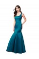 Sleeveless Bateau Neck Mermaid Satin Prom Dress / Bridesmaid Dress Worcester