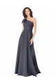 Sleeveless One Shoulder A-Line Satin Formal Evening Gown / Prom Dress / Bridesmaid Dress Worcester