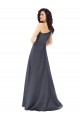 Sleeveless One Shoulder A-Line Satin Formal Evening Gown / Prom Dress / Bridesmaid Dress Worcester