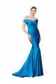 Sleeveless Off the Shoulder Mermaid Satin Formal Evening Gown / Prom Dress / Bridesmaid Dress Worcester