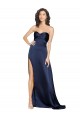 Low Back Sleeveless Sweetheart A-Line Silk like Satin Formal Evening Gown / Prom Dress / Bridesmaid Dress Worcester