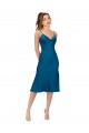 Low Back Sleeveless V-Neck A-Line Silk like Satin Prom Dress / Bridesmaid Dress Worcester