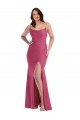Tie Back Sleeveless Spaghetti Straps Mermaid Silk like Satin Formal Plus Size Evening Gown / Prom Dress / Bridesmaid Dress Worcester
