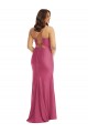 Tie Back Sleeveless Spaghetti Straps Mermaid Silk like Satin Formal Plus Size Evening Gown / Prom Dress / Bridesmaid Dress Worcester