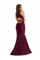 Open Back Sleeveless V-Neck Mermaid Silk like Satin Formal Plus Size Evening Gown / Prom Dress / Bridesmaid Dress Worcester