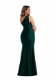 Ever Green Sleeveless One Shoulder Mermaid Silk like Satin Formal Plus Size Evening Gown / Prom Dress / Bridesmaid Dress Worcester