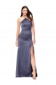 Low Back Sleeveless Halter Neck Mermaid Silk like Satin Formal Evening Gown / Prom Dress / Bridesmaid Dress Worcester