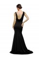 Low Back Sleeveless V-Neck A-Line Silk like Satin Formal Evening Gown / Prom Dress / Bridesmaid Dress Worcester