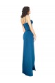 Low Back Sleeveless Spaghetti Straps Sheath Silk like Satin Formal Evening Gown / Prom Dress / Bridesmaid Dress Worcester