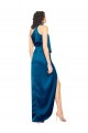 Sleeveless Halter Neck Sheath Silk like Satin Formal Evening Gown / Prom Dress / Bridesmaid Dress Worcester