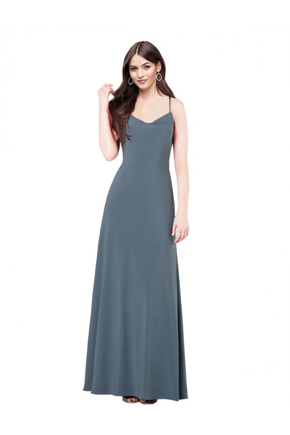 Low Back Sleeveless V-Neck A-Line Spandex Prom Dress / Bridesmaid Dress Worcester