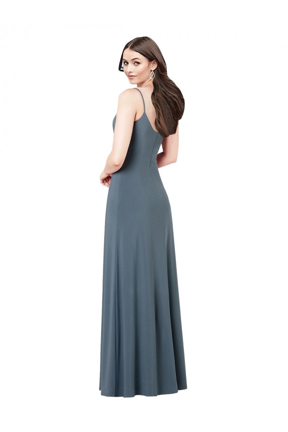 Low Back Sleeveless V-Neck A-Line Spandex Prom Dress / Bridesmaid Dress Worcester