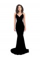 Open Back Sleeveless V-Neck Mermaid Spandex Formal Evening Gown / Prom Dress / Bridesmaid Dress Worcester
