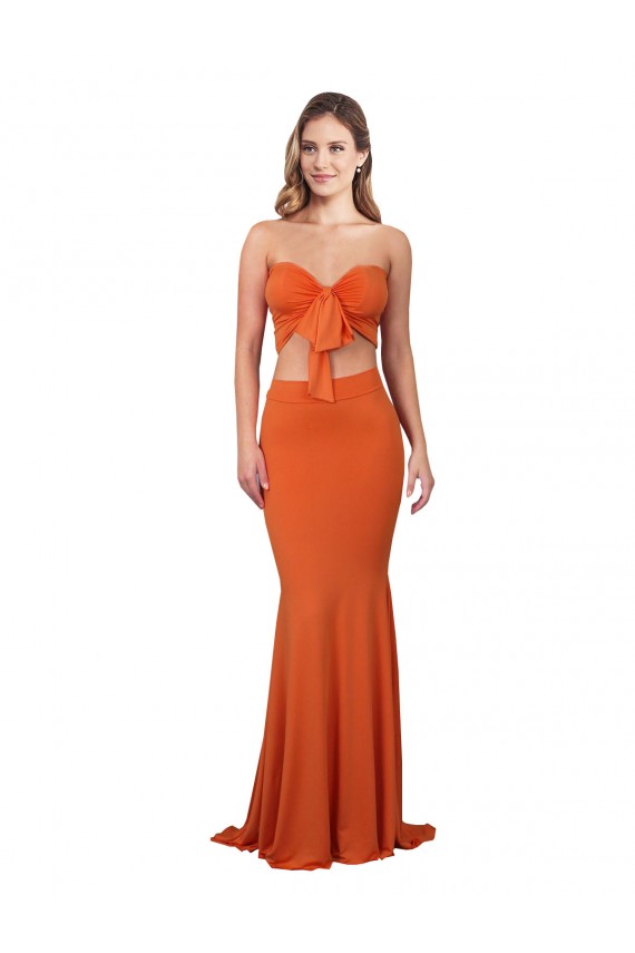 Sleeveless Strapless Mermaid Spandex Formal Evening Gown / Prom Dress / Bridesmaid Dress Worcester