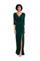 V-Back Long Sleeves V-Neck Trumpet Spandex Formal Evening Gown / Prom Dress / Bridesmaid Dress Worcester