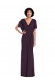 Split Sleeves V-Neck Sheath Spandex Formal Evening Gown / Prom Dress / Bridesmaid Dress Worcester