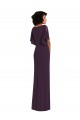 Split Sleeves V-Neck Sheath Spandex Formal Evening Gown / Prom Dress / Bridesmaid Dress Worcester