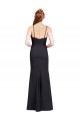 Low Back Sleeveless Spaghetti Straps Mermaid Stretch Crepe Prom Dress / Bridesmaid Dress Worcester